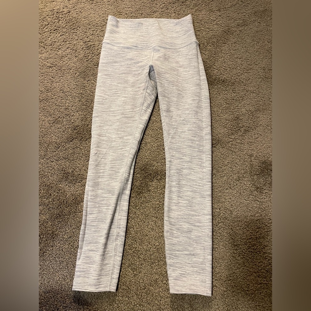 Lululemon wunder under mixed grey colour leggings.